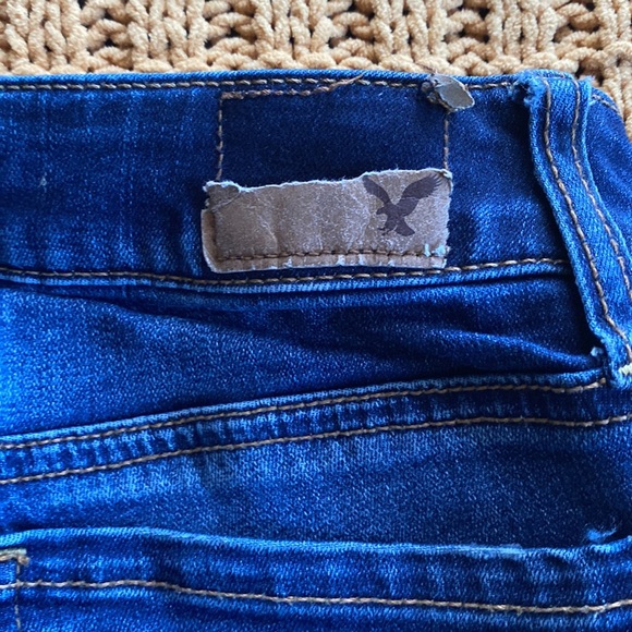American Eagle Super Super Stretch Ripped Skinny Jeans - Picture 4 of 4